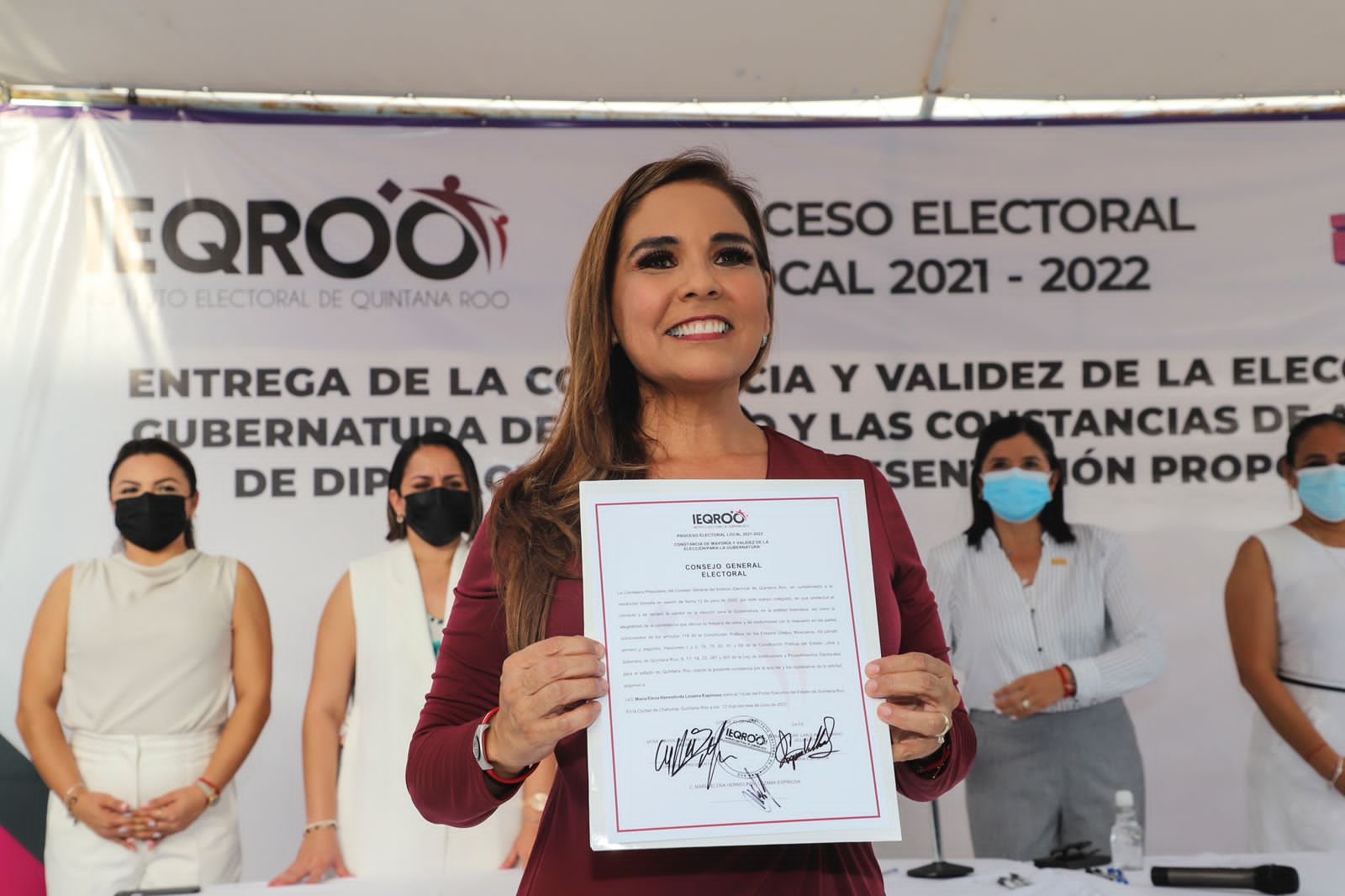 Mara Lezama Es Ya La Primera Gobernadora Electa De Quintana Roo Punto